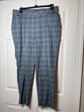 89th & Madison Plaid Pull On Pants
